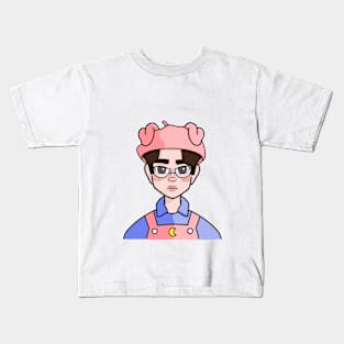 Cute Guy 3 Kids T-Shirt